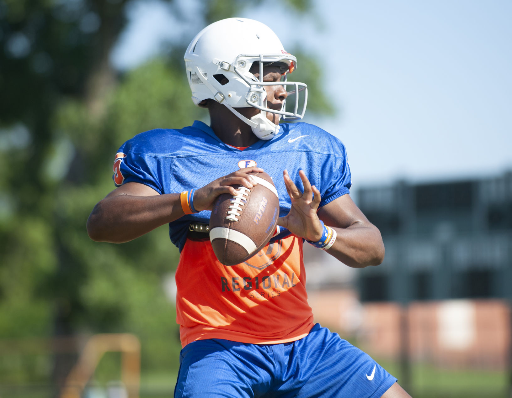 East St. Louis football practice